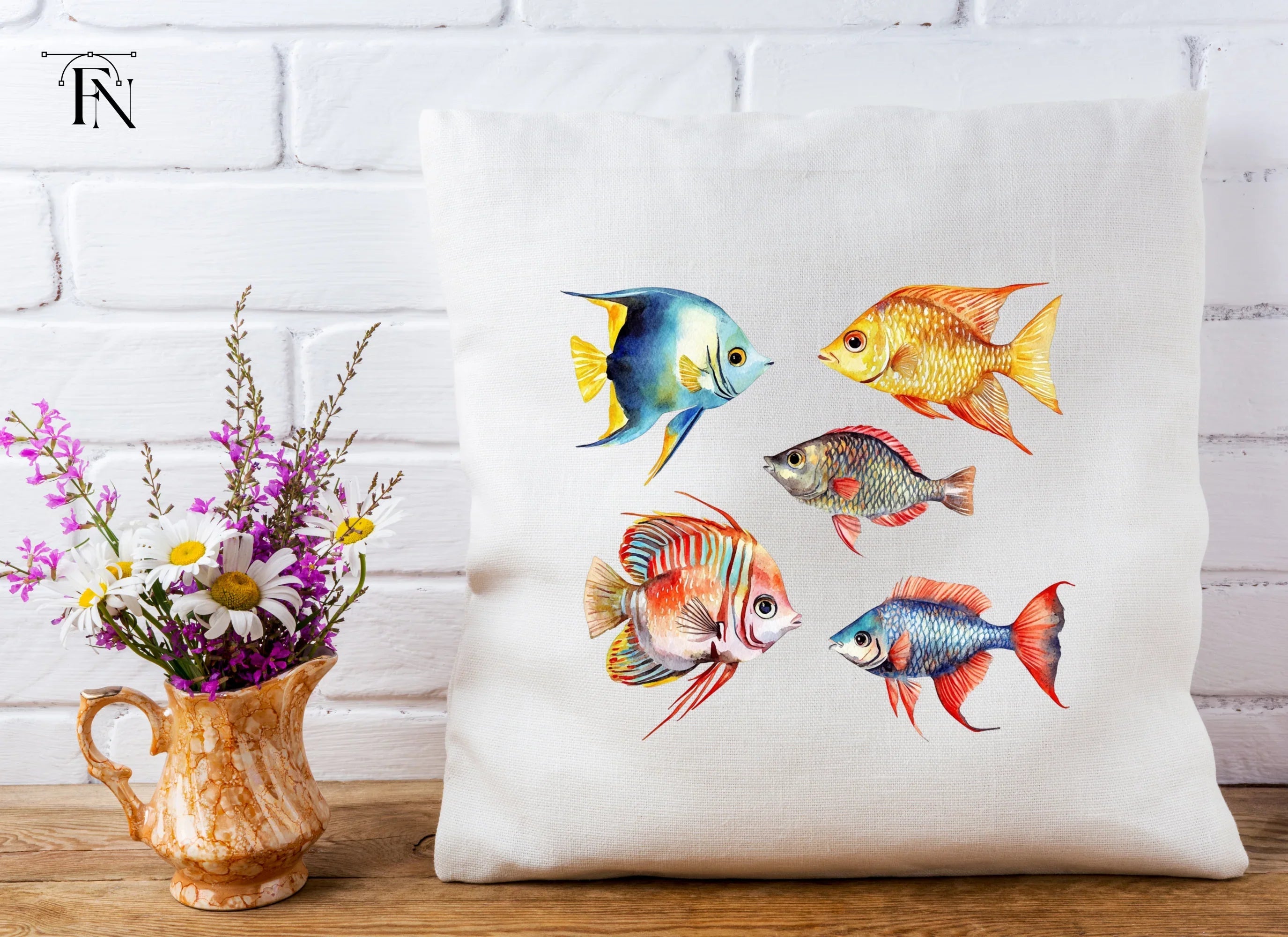 Exotic Fish Clipart Bundle