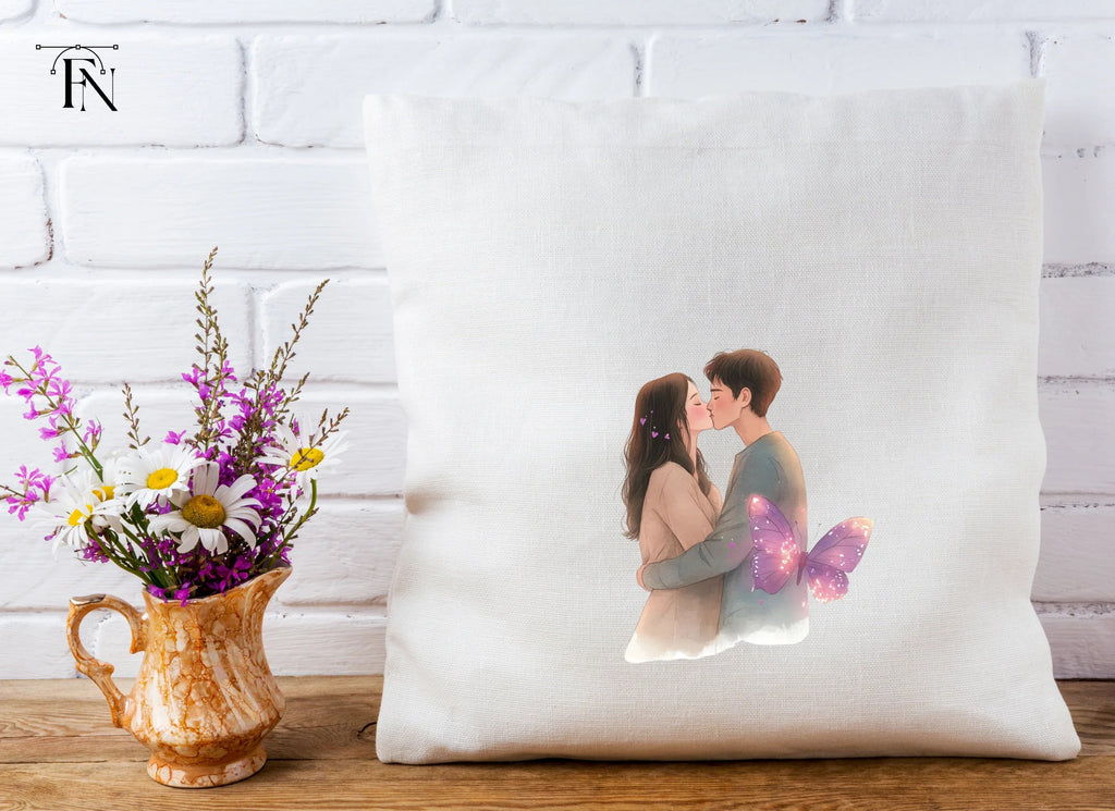 Romantic Couple Kissing Clipart Bundle