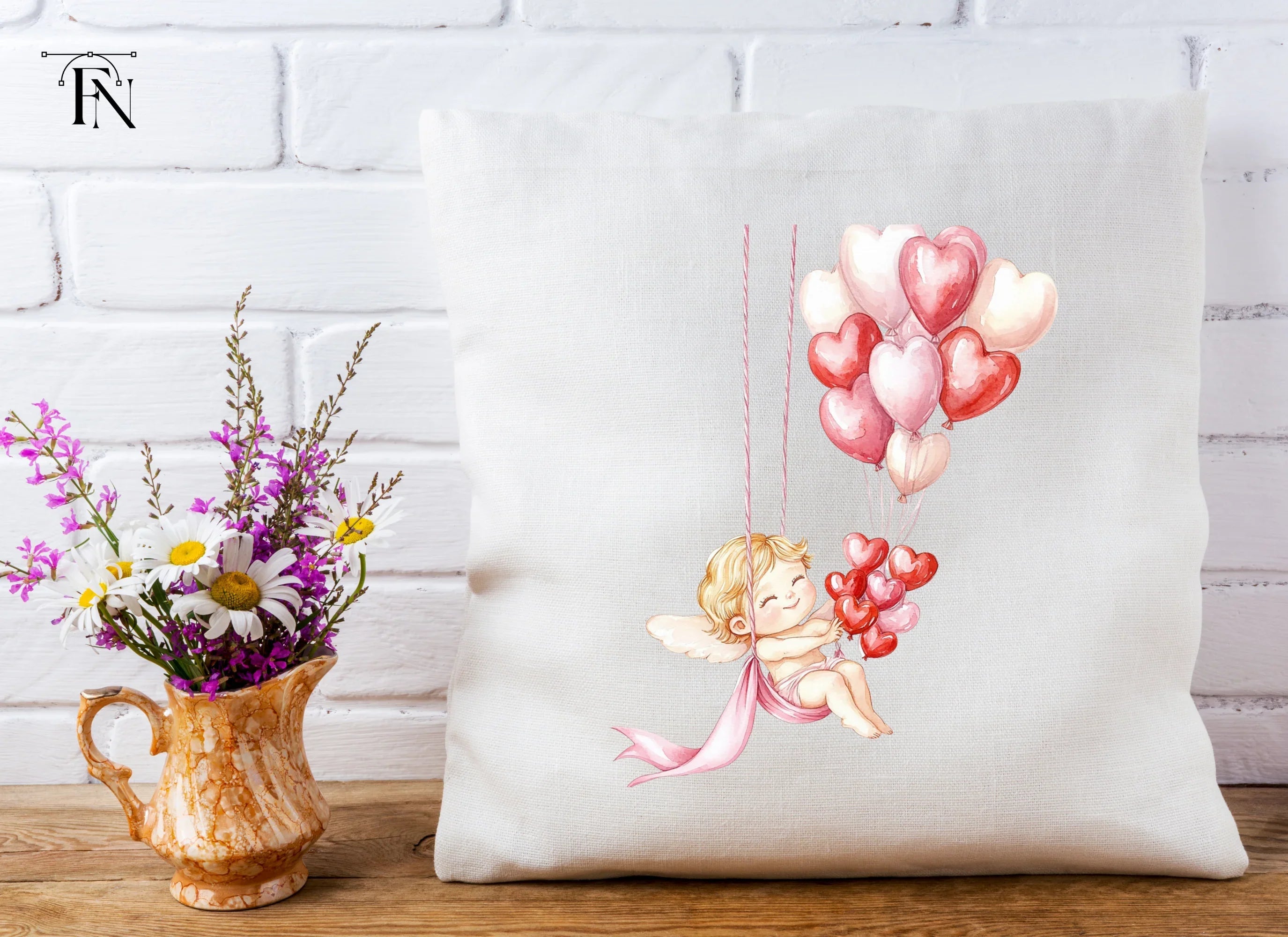 Cute Cupid Valentine Day Clipart Bundle