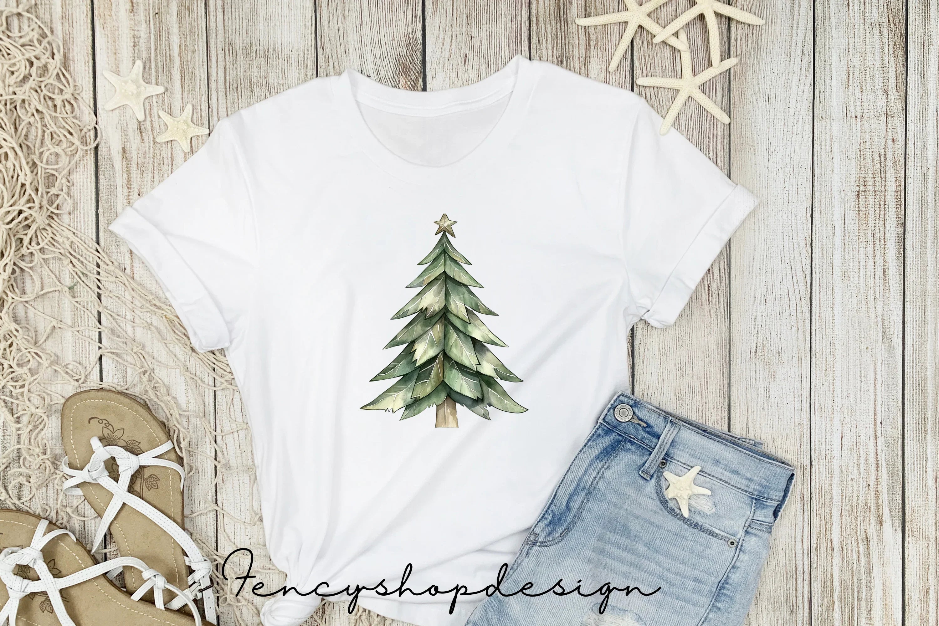 Christmas Tree Clipart Bundle