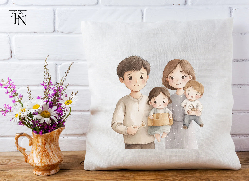 Cute Family Portrait Clipart Bundle