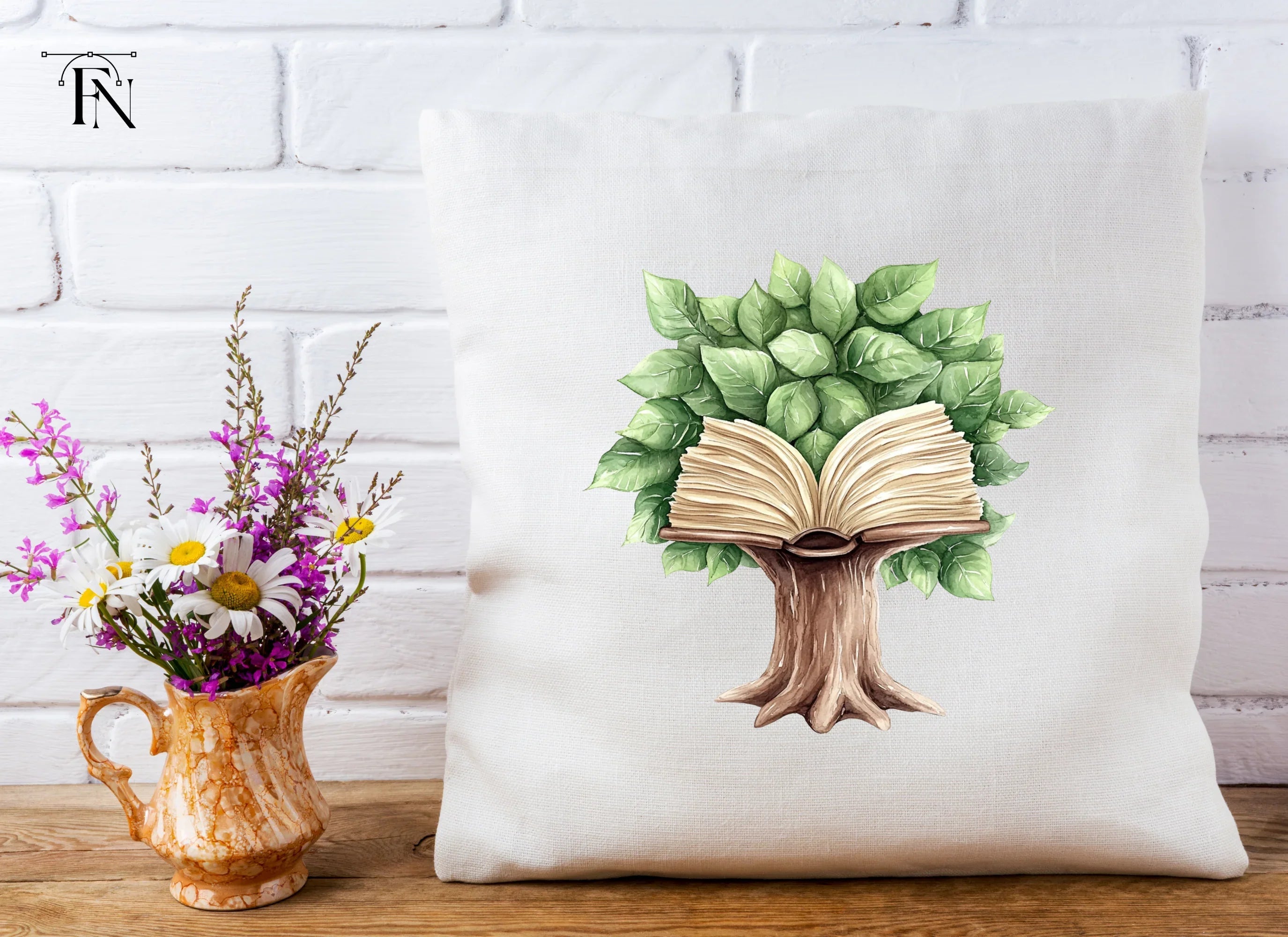 Fantasy Book Trees Clipart Bundle