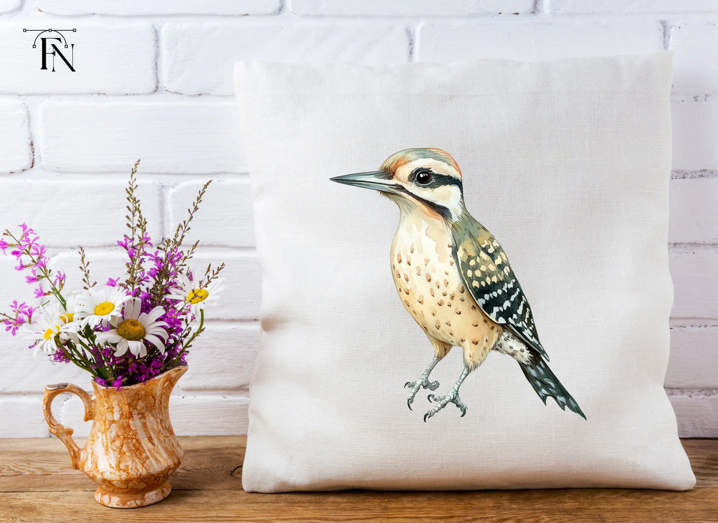 Cute Spotted Woodpecker Clipart Bundle