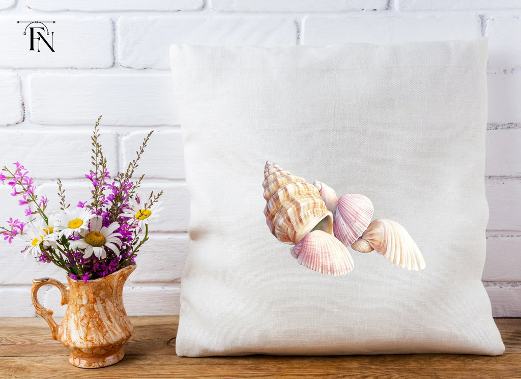 Assorted Beach Shells Clipart Bundle