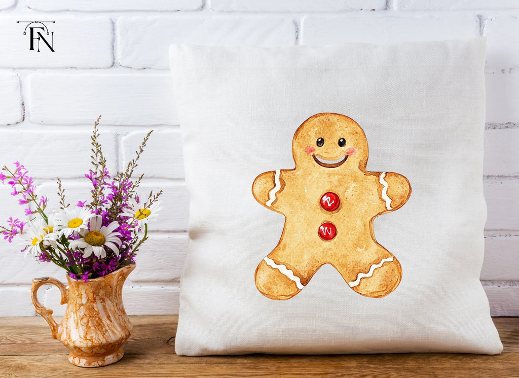 Cute Gingerbread Man Christmas Clipart Bundle