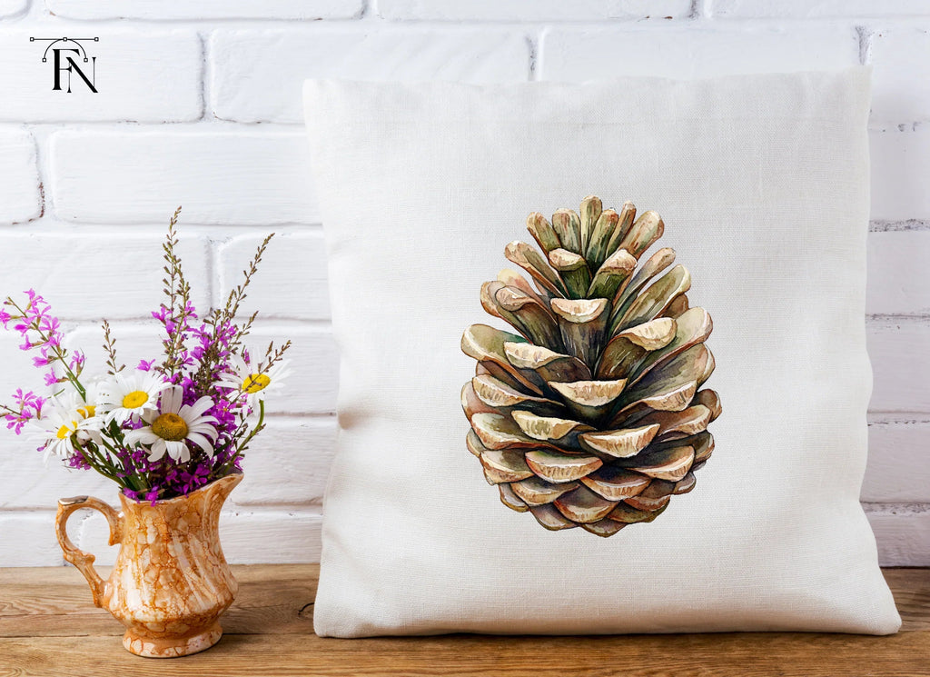 Realistic Pine Cone Clipart Bundle