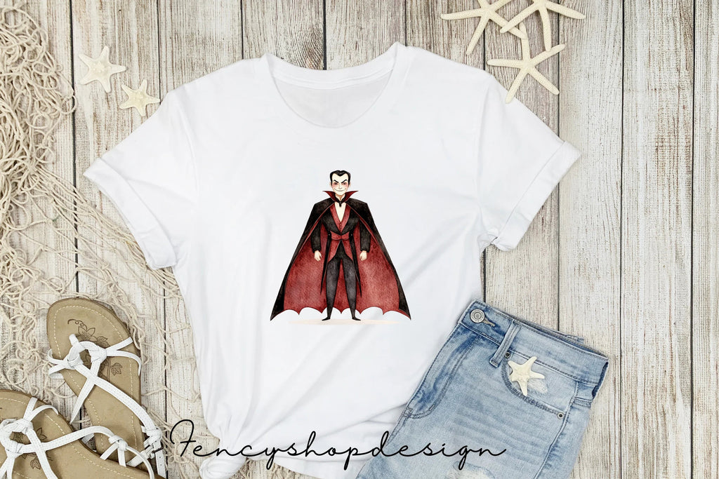 Cute Vampire Characters Clipart Bundle