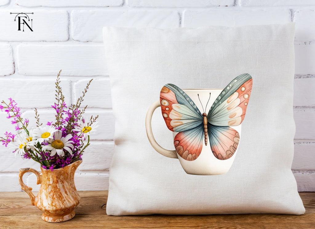 Pastel Butterfly Clipart Bundle