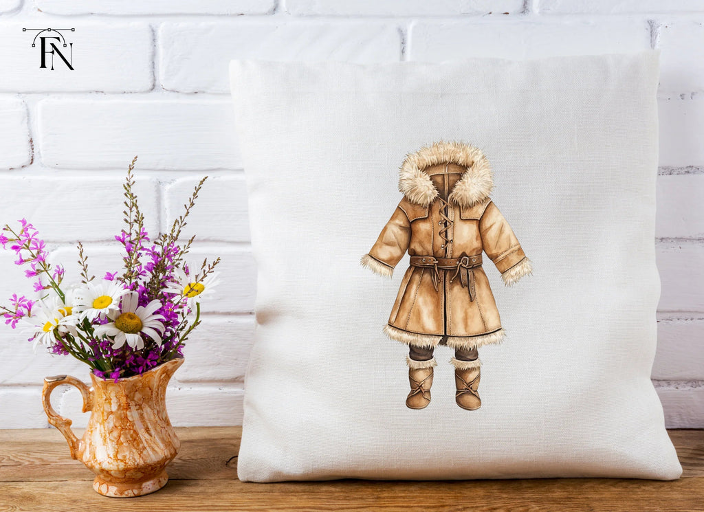 Eskimo Winter Outfit Clipart Bundle