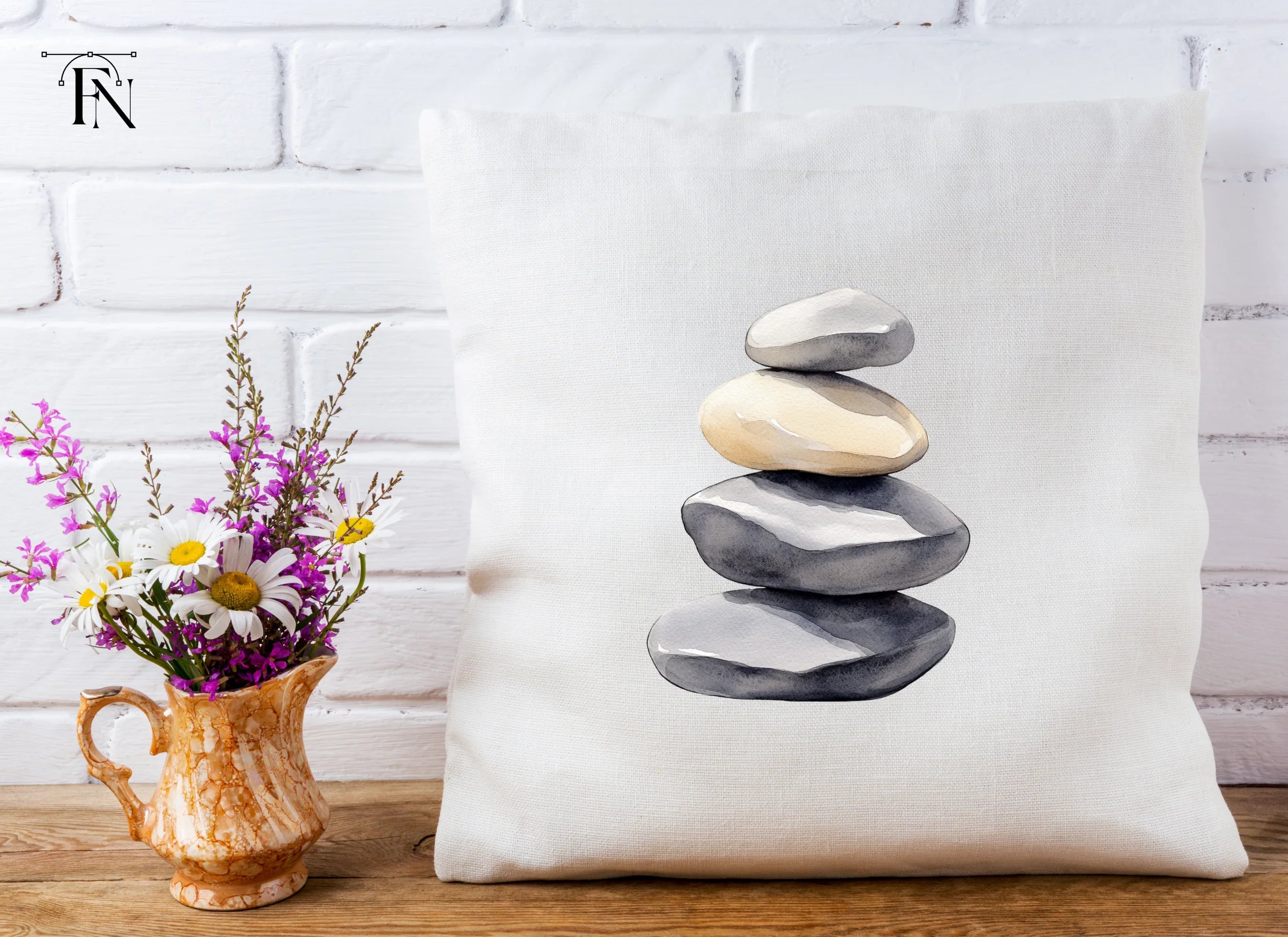 Stone Cairn Clipart Bundle