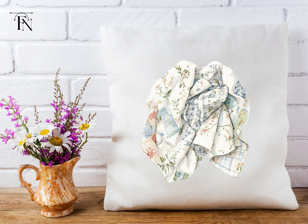 Floral Quilt Clipart Bundle