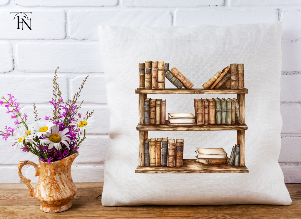 Stacked Books and Shelf Clipart Bundle
