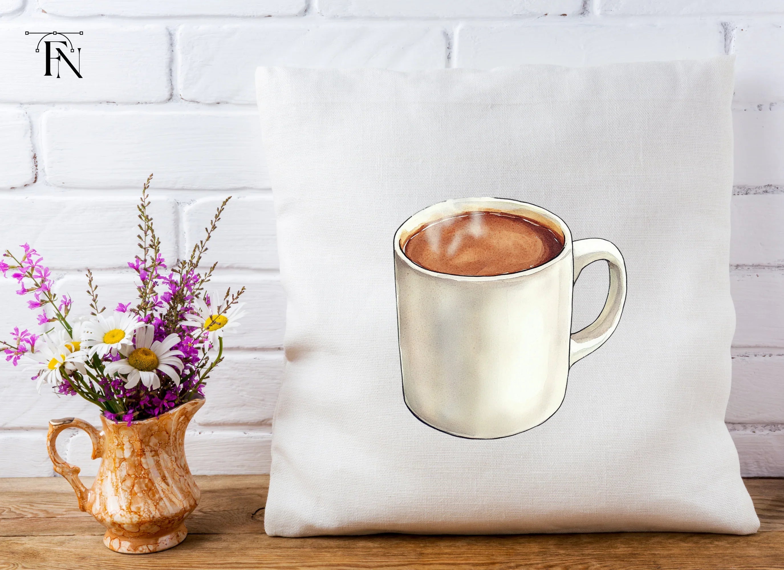 Steaming Hot Chocolate Clipart Bundle