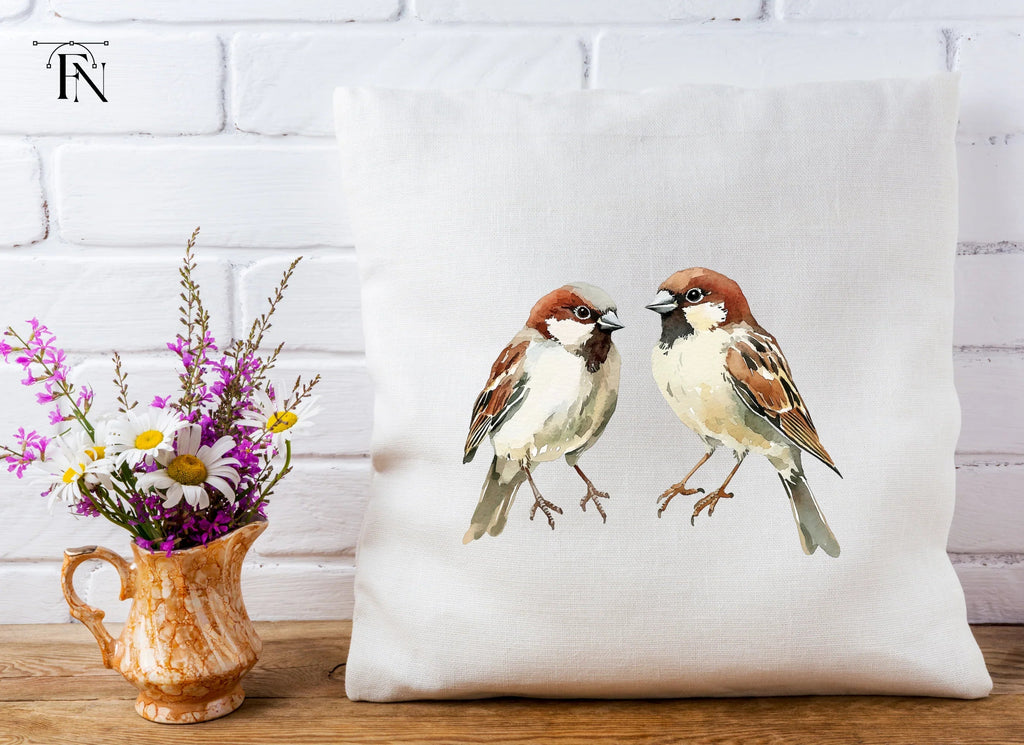 Sparrow Birds Clipart Bundle