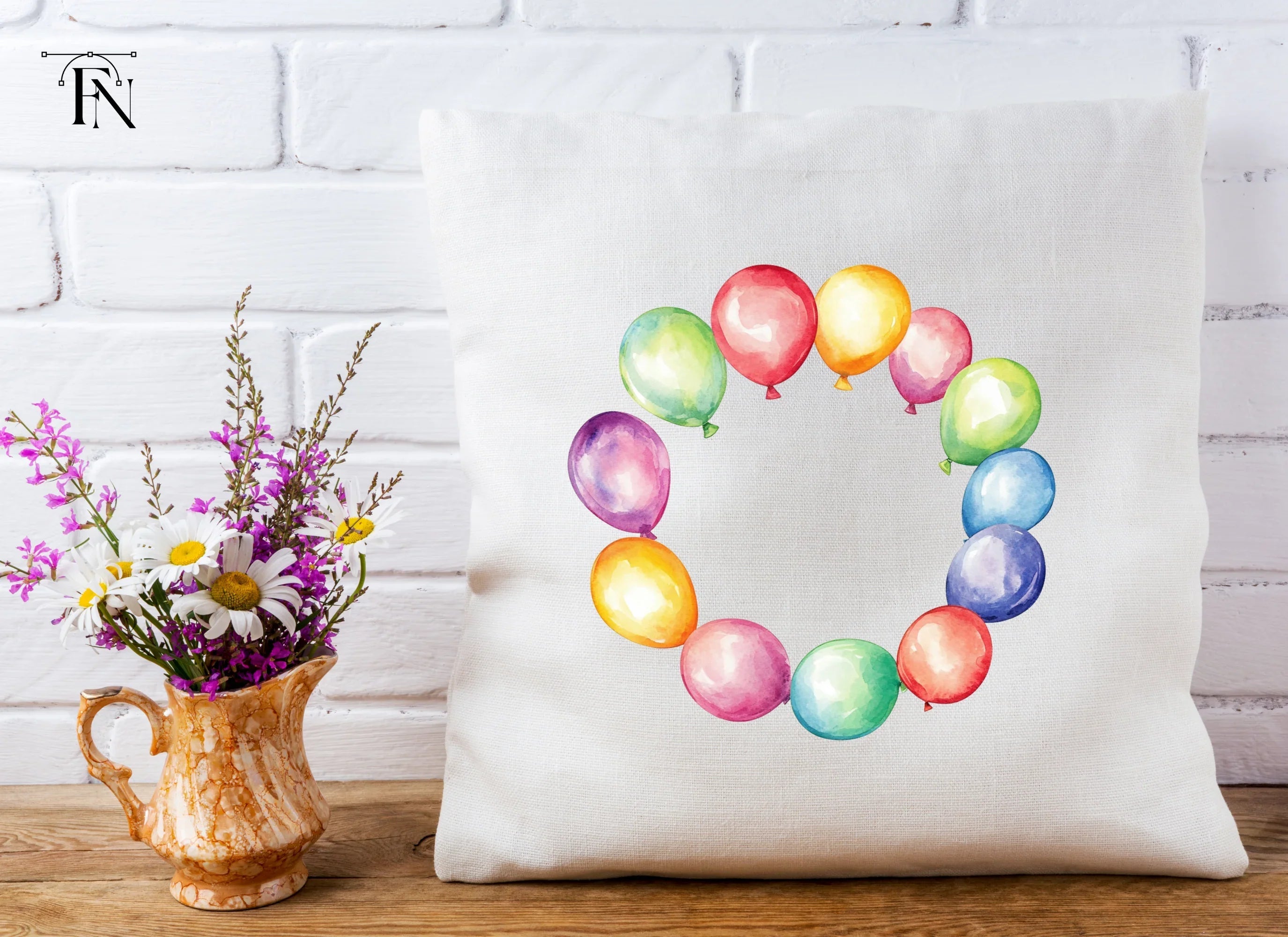 Balloon Frames Clipart Bundle