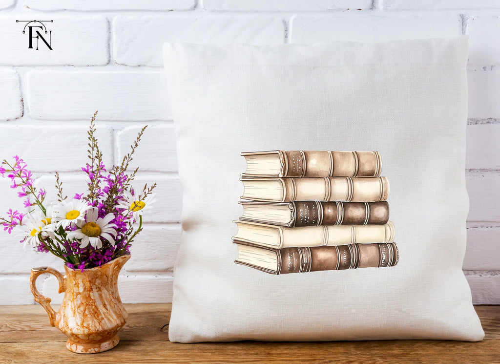 Vintage Book Stacks Clipart Bundle