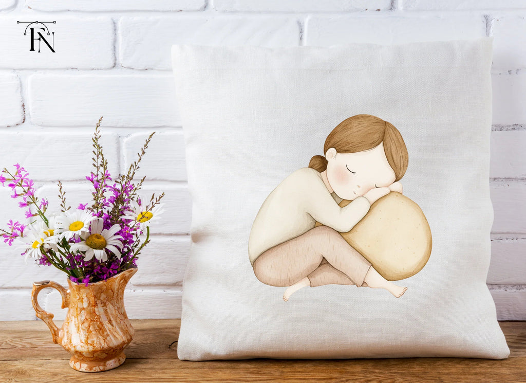 Cozy Sleeping Girl Clipart Bundle
