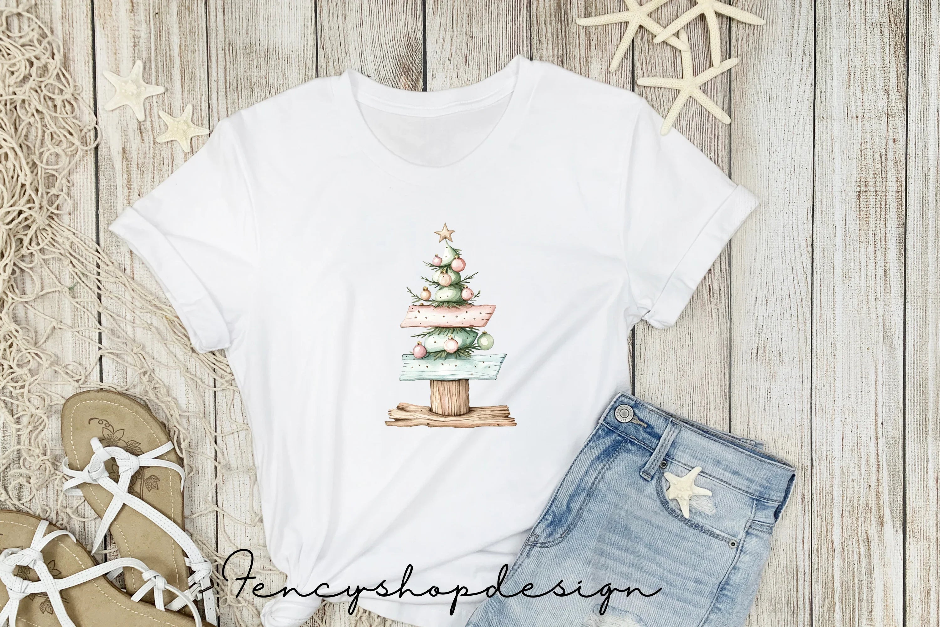 Christmas Direction Signs Clipart Bundle
