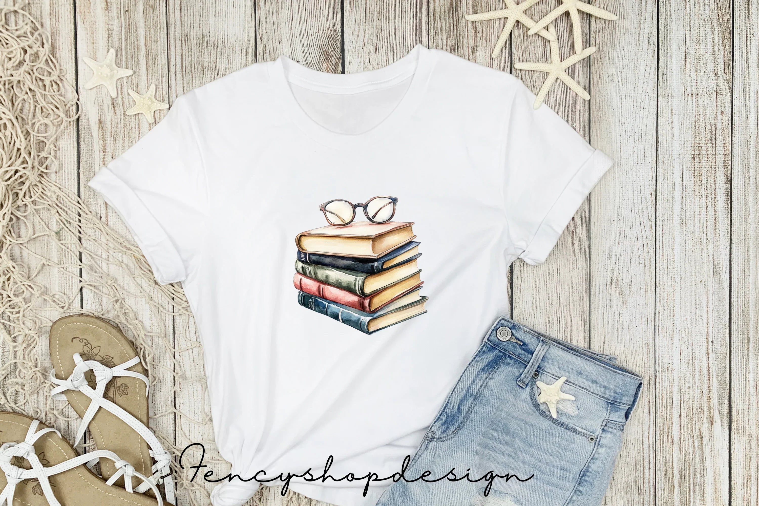 Books Reading Girl Clipart Bundle