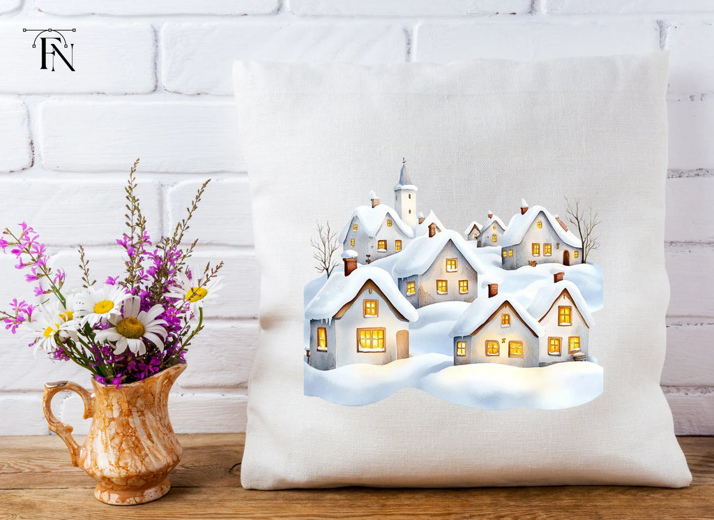 Winter Village Clipart Bundle