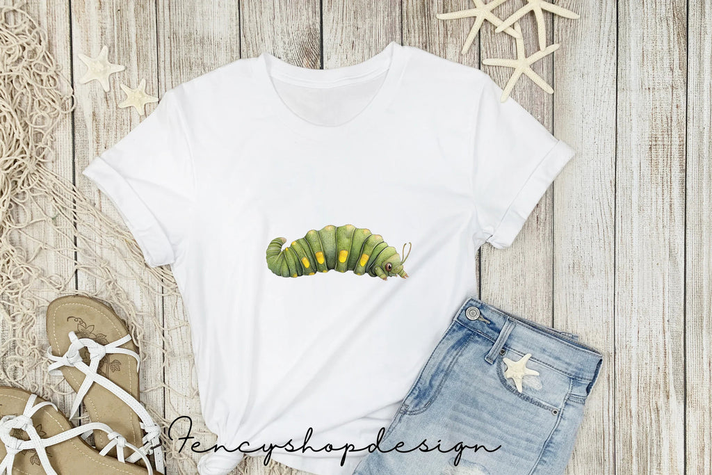 Cute Caterpillar Clipart Bundle