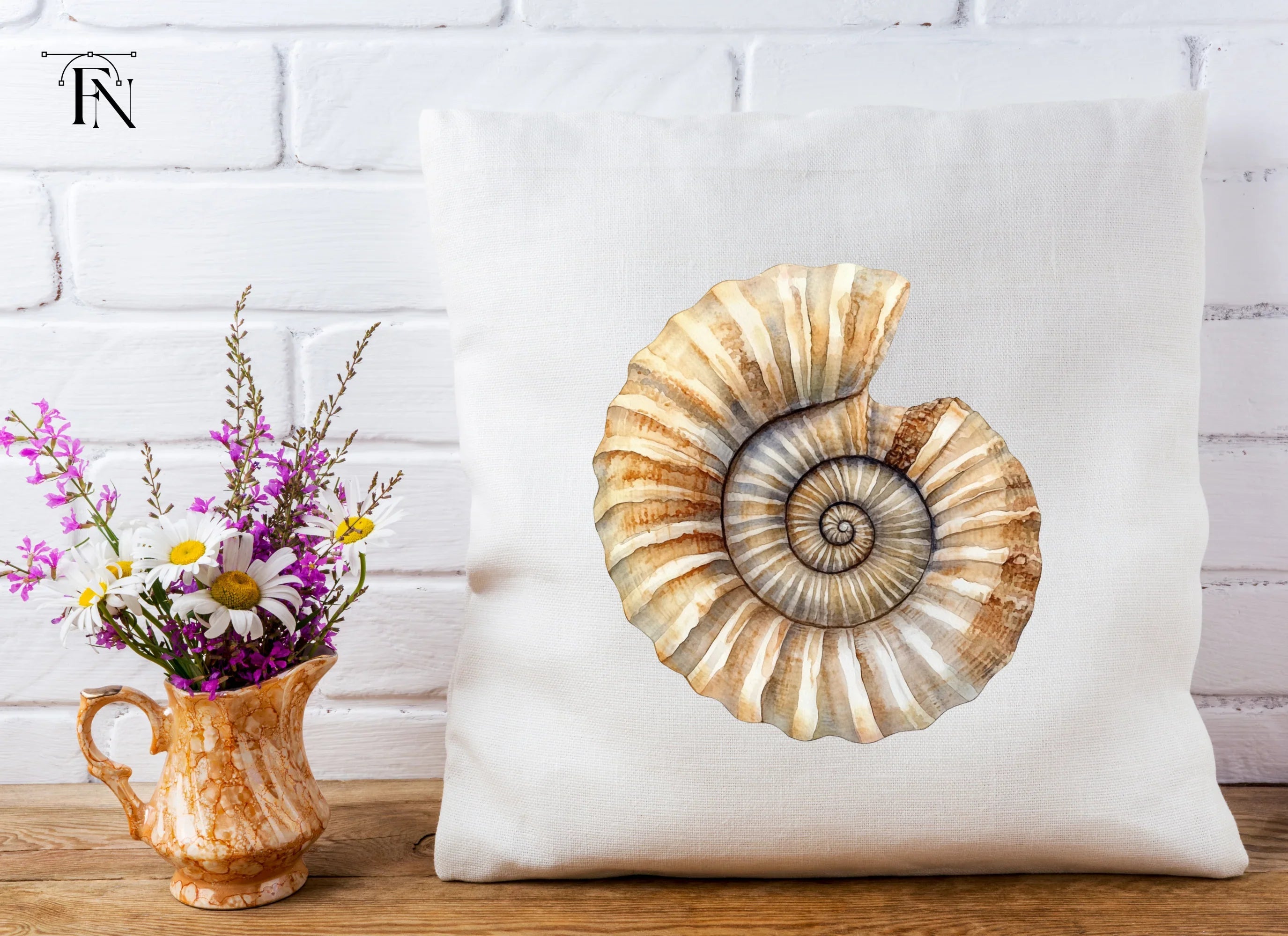 Ammonite Shells Clipart Bundle