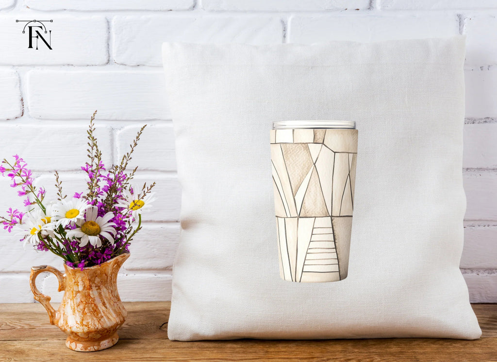 Abstract Geometric Tumbler Clipart Bundle