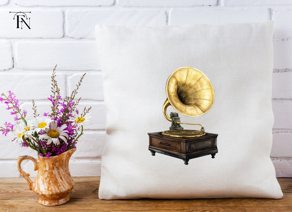 Vintage Gramophone Clipart Bundle