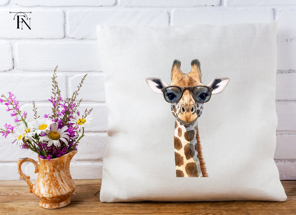 Cool Giraffe With Sunglasses Clipart Bundle