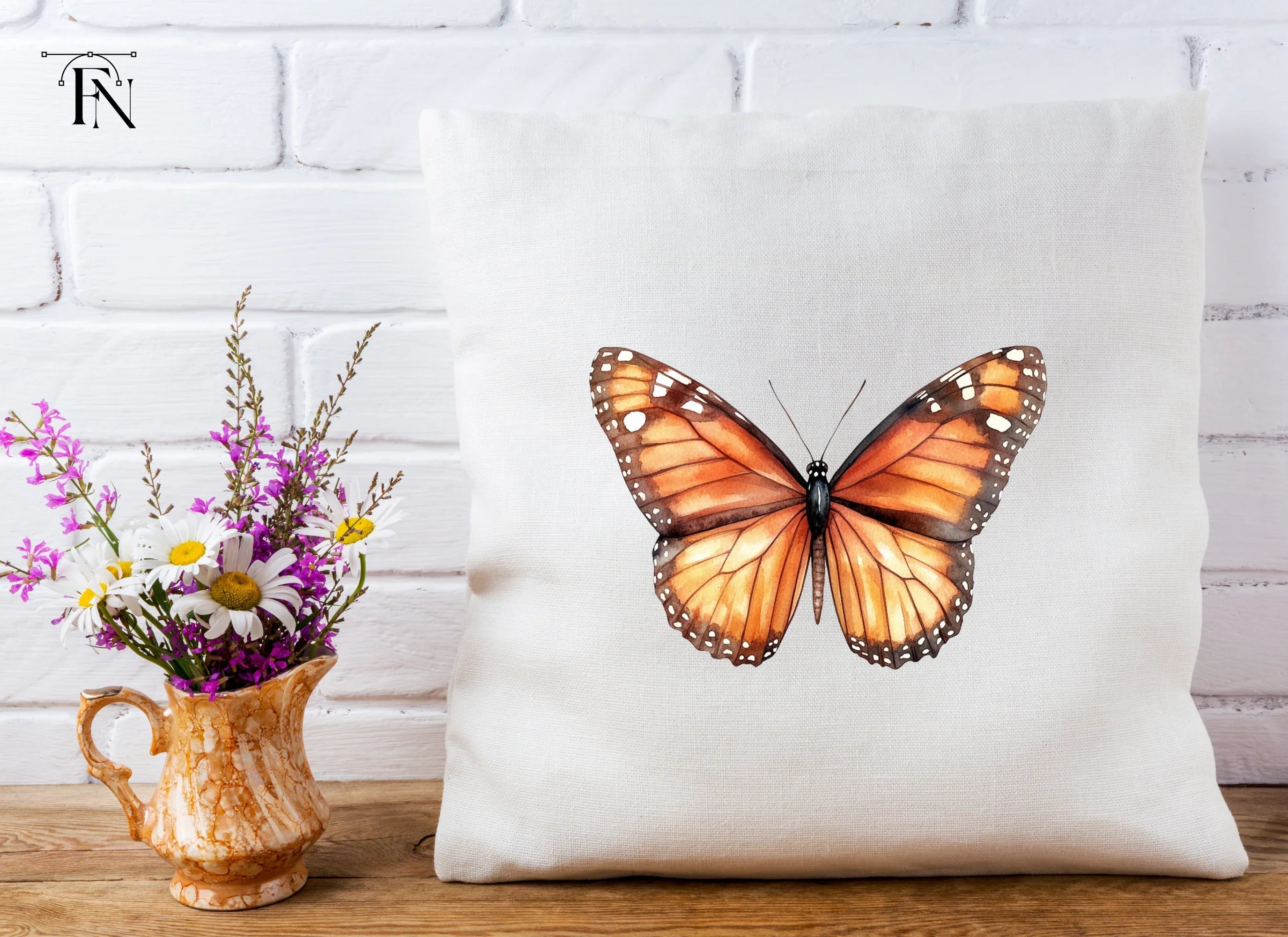 Monarch Butterfly Clipart Bundle