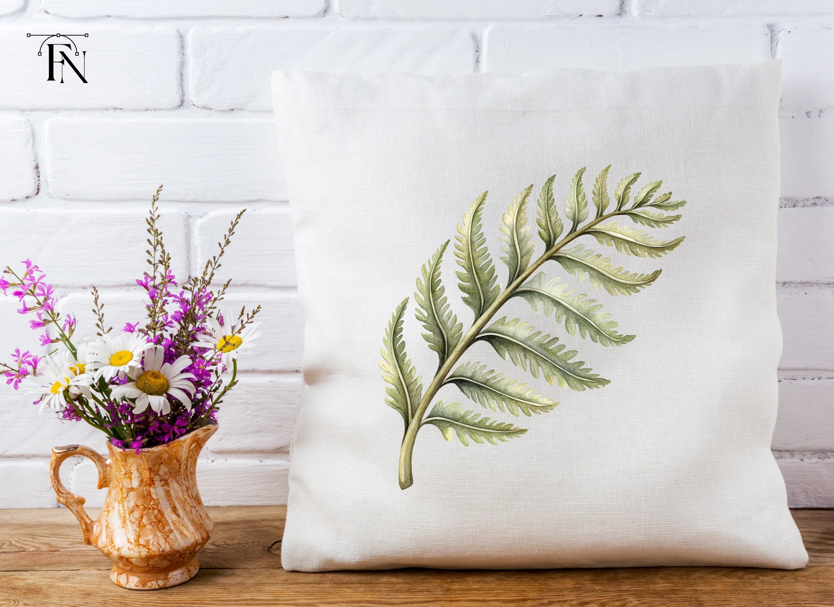 Fern Leaves Clipart Bundle