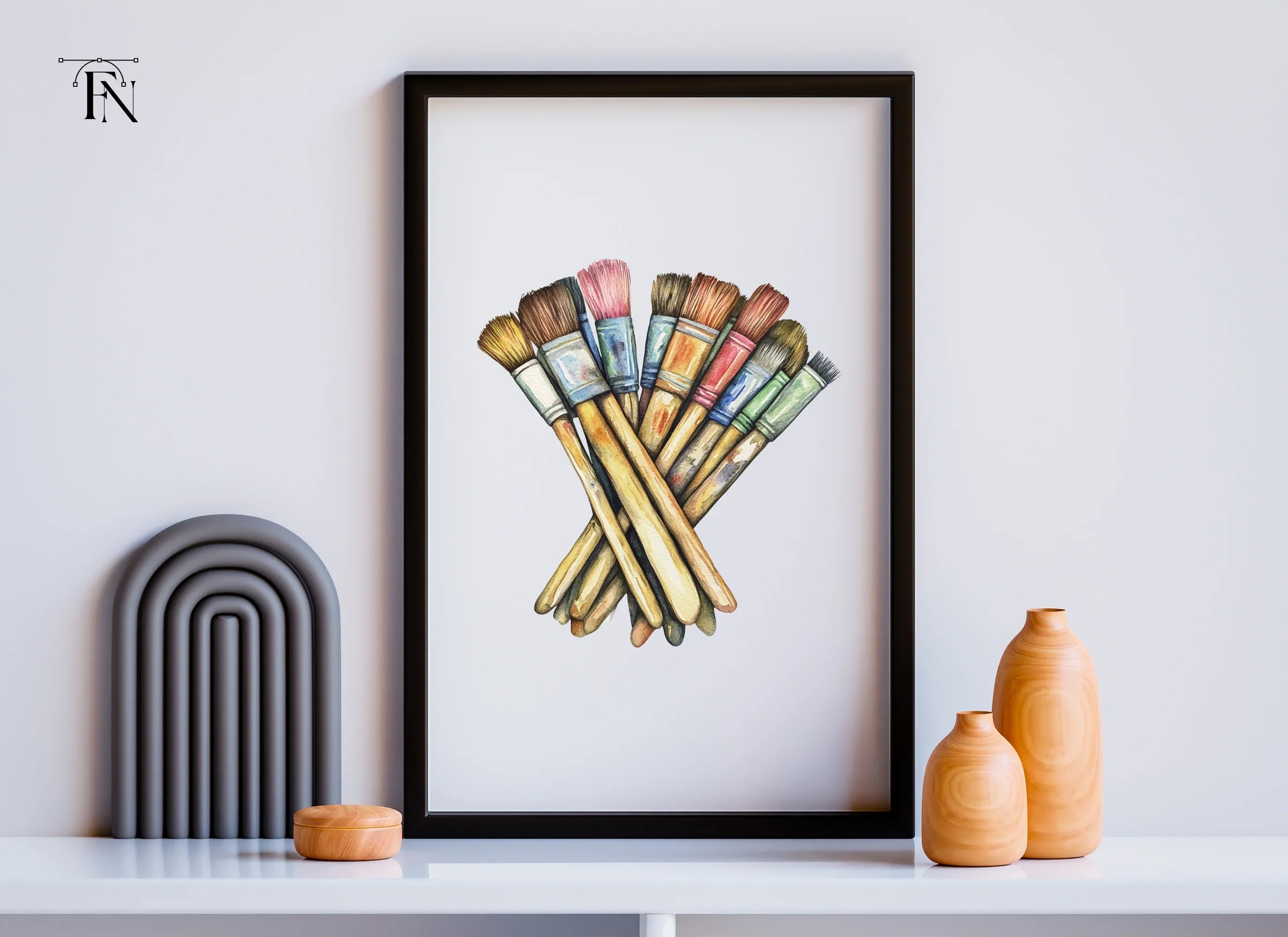 Brushes Clipart Bundle