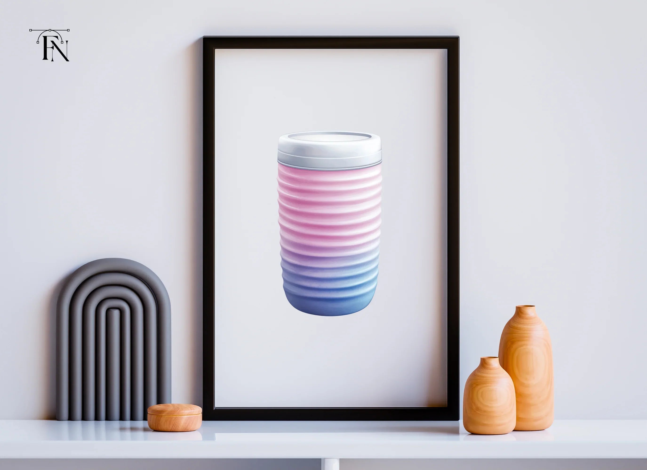 Gradient Insulated Tumbler Clipart Bundle