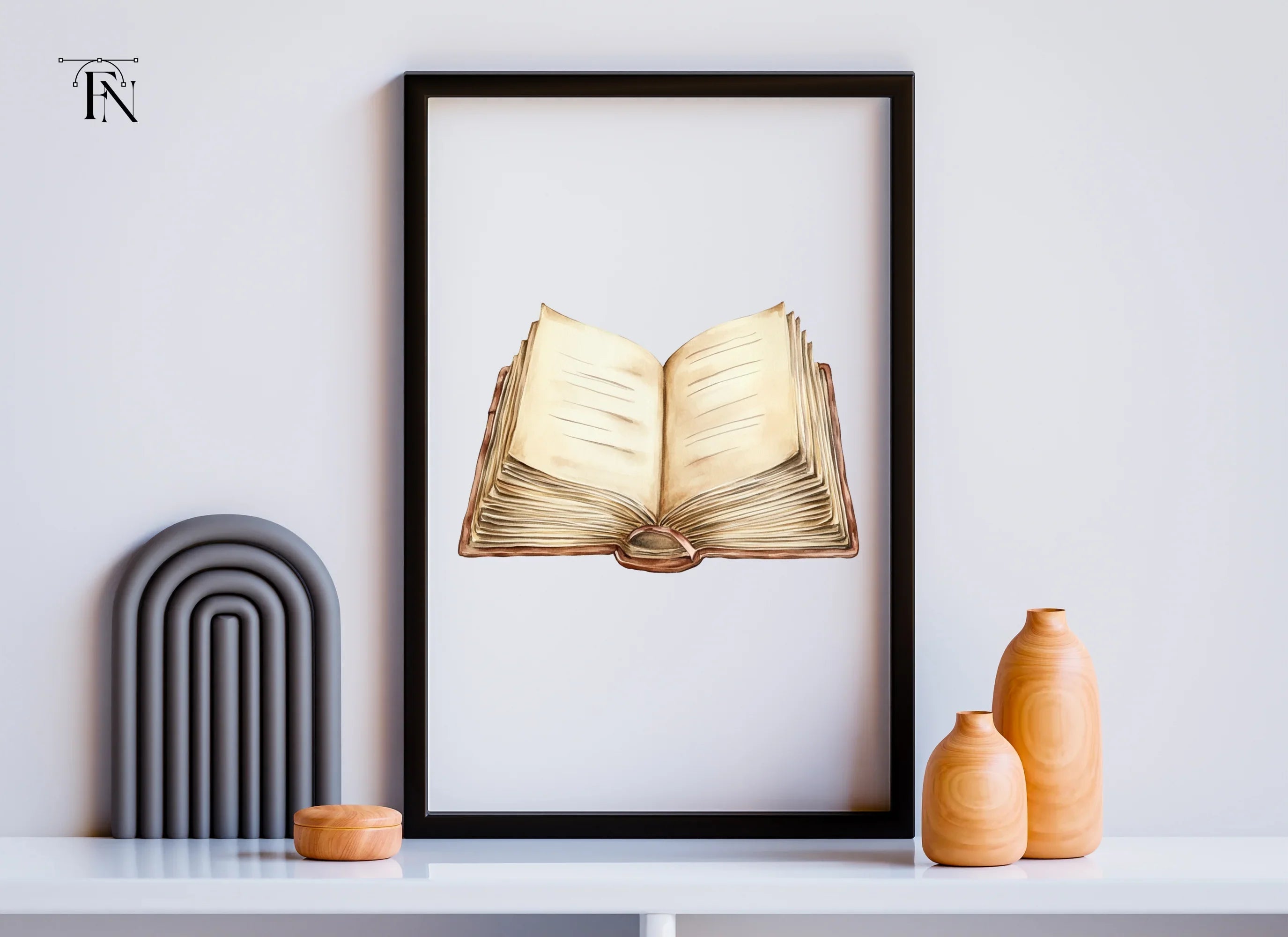Open Books Clipart Bundle