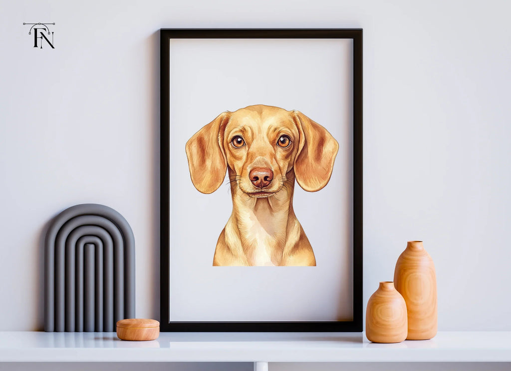 Cute Dachshund Dog Clipart Bundle