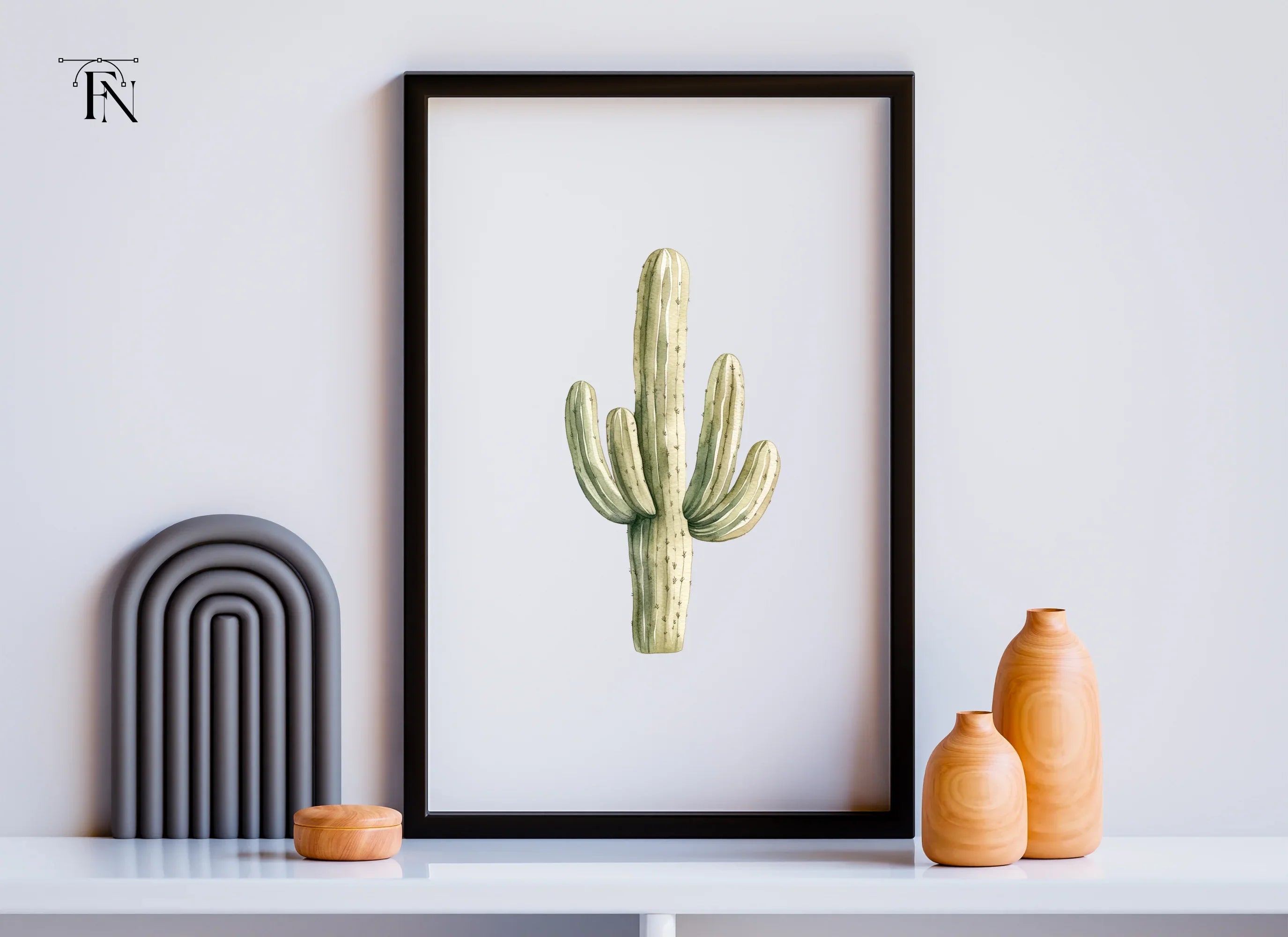 Saguaro Cactus Clipart Bundle