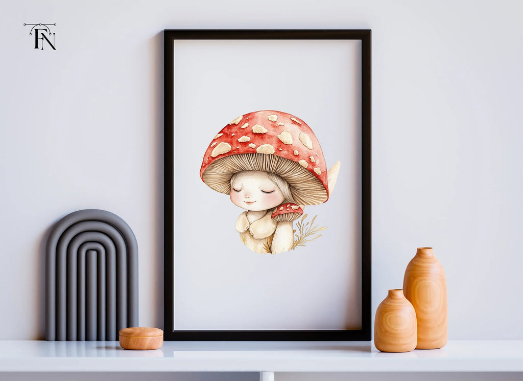 Enchanted Mushroom Fairy Clipart Bundle