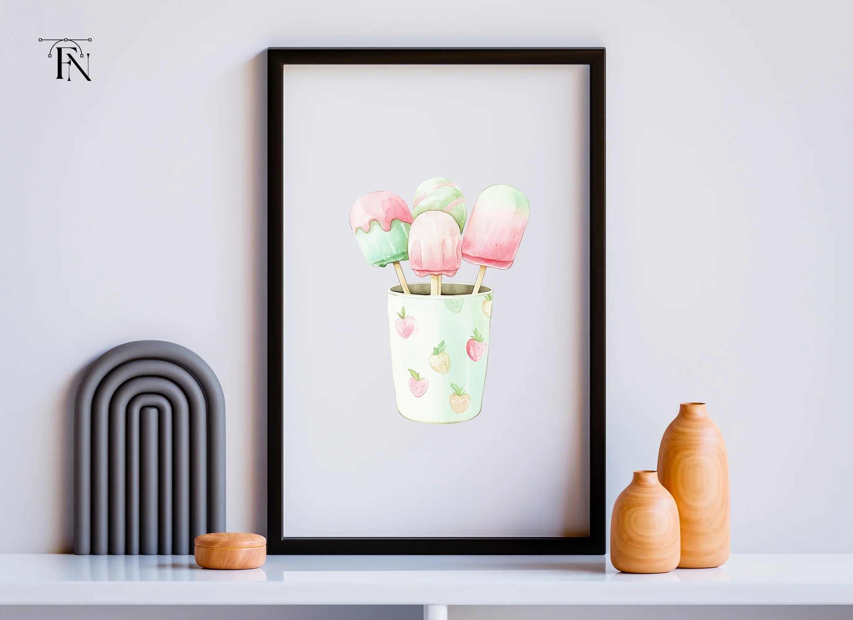 Watermelon Popsicle Clipart Bundle