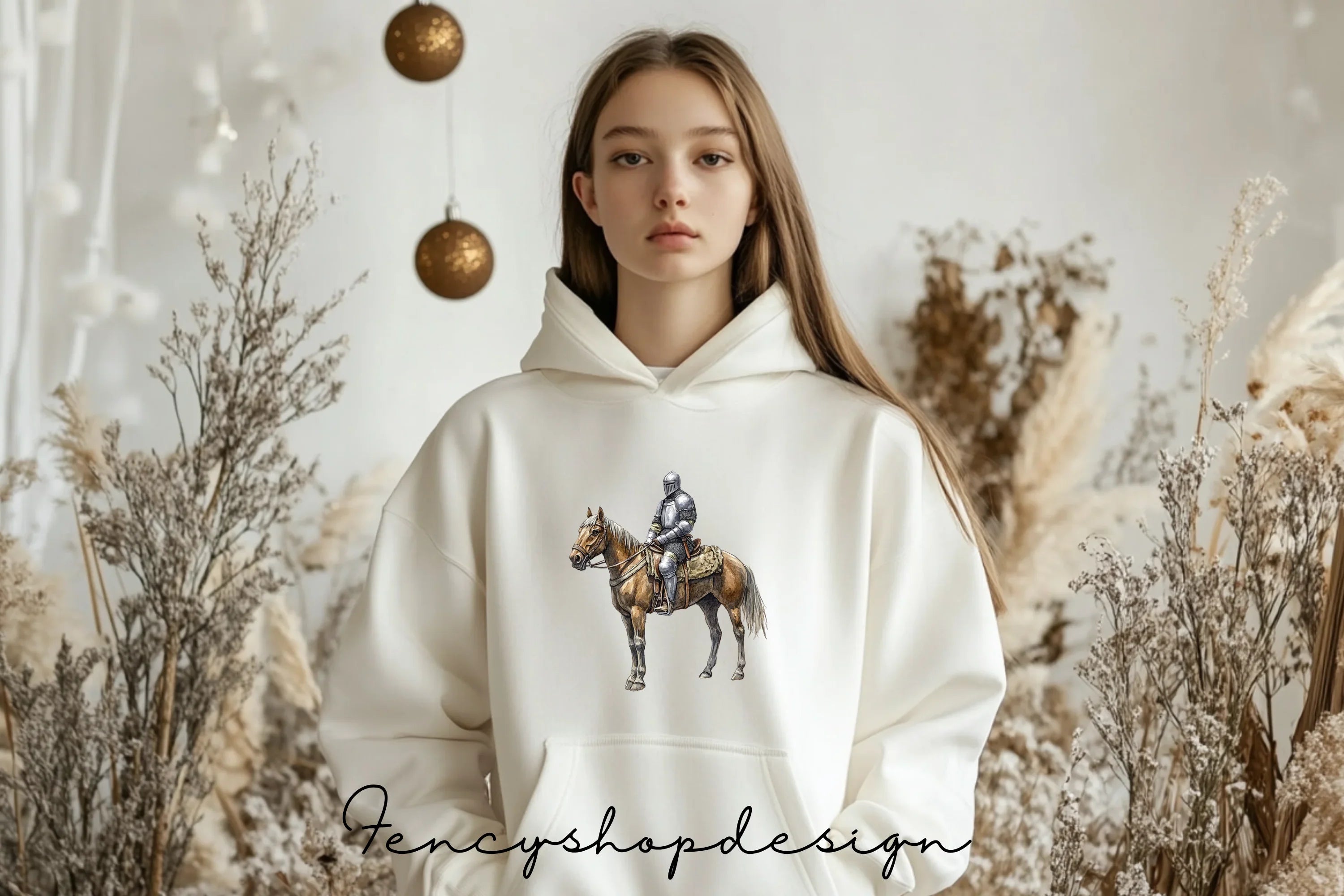 Medieval Knight on Horseback Clipart Bundle