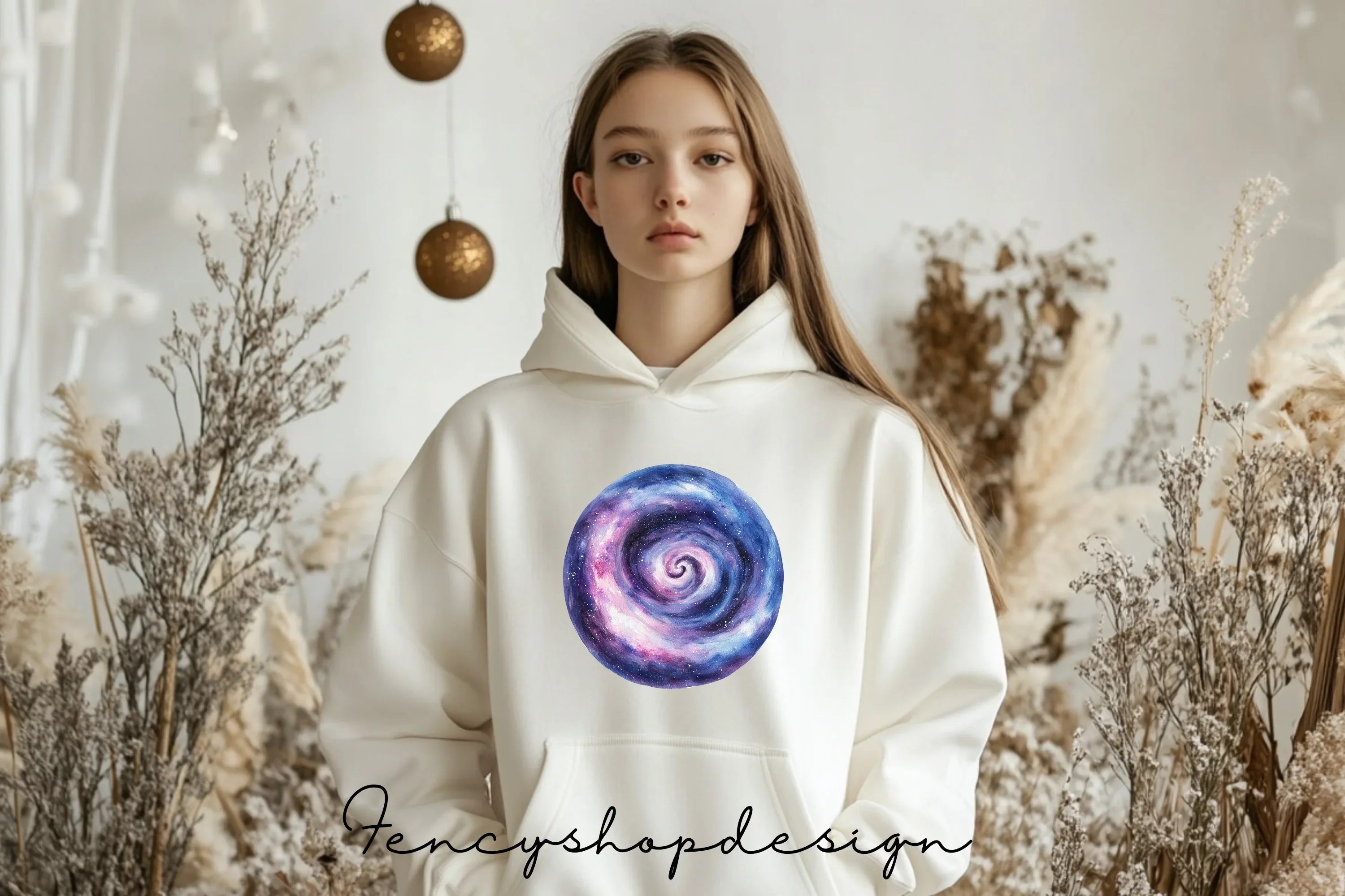 Galaxy Nebula Clipart Bundle