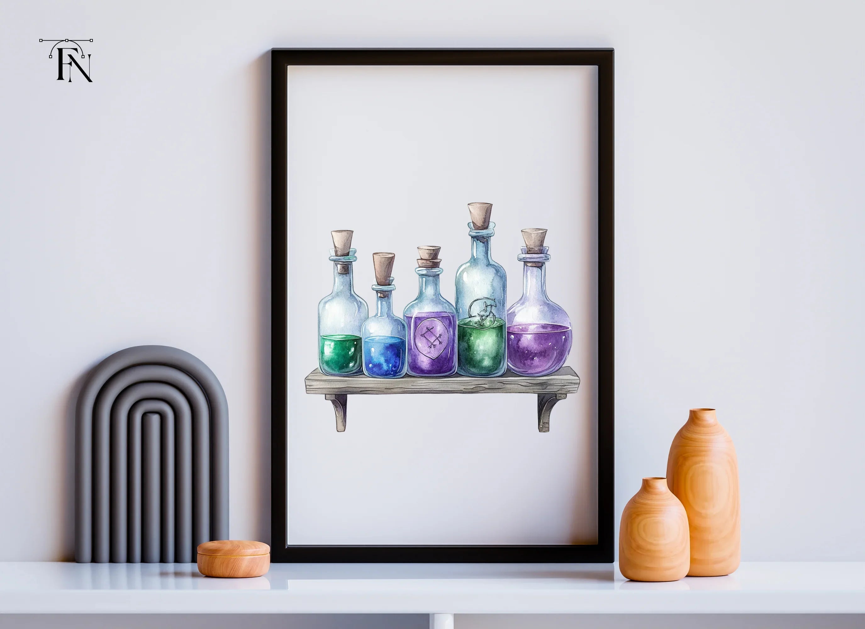 Potion Bottles Clipart Bundle