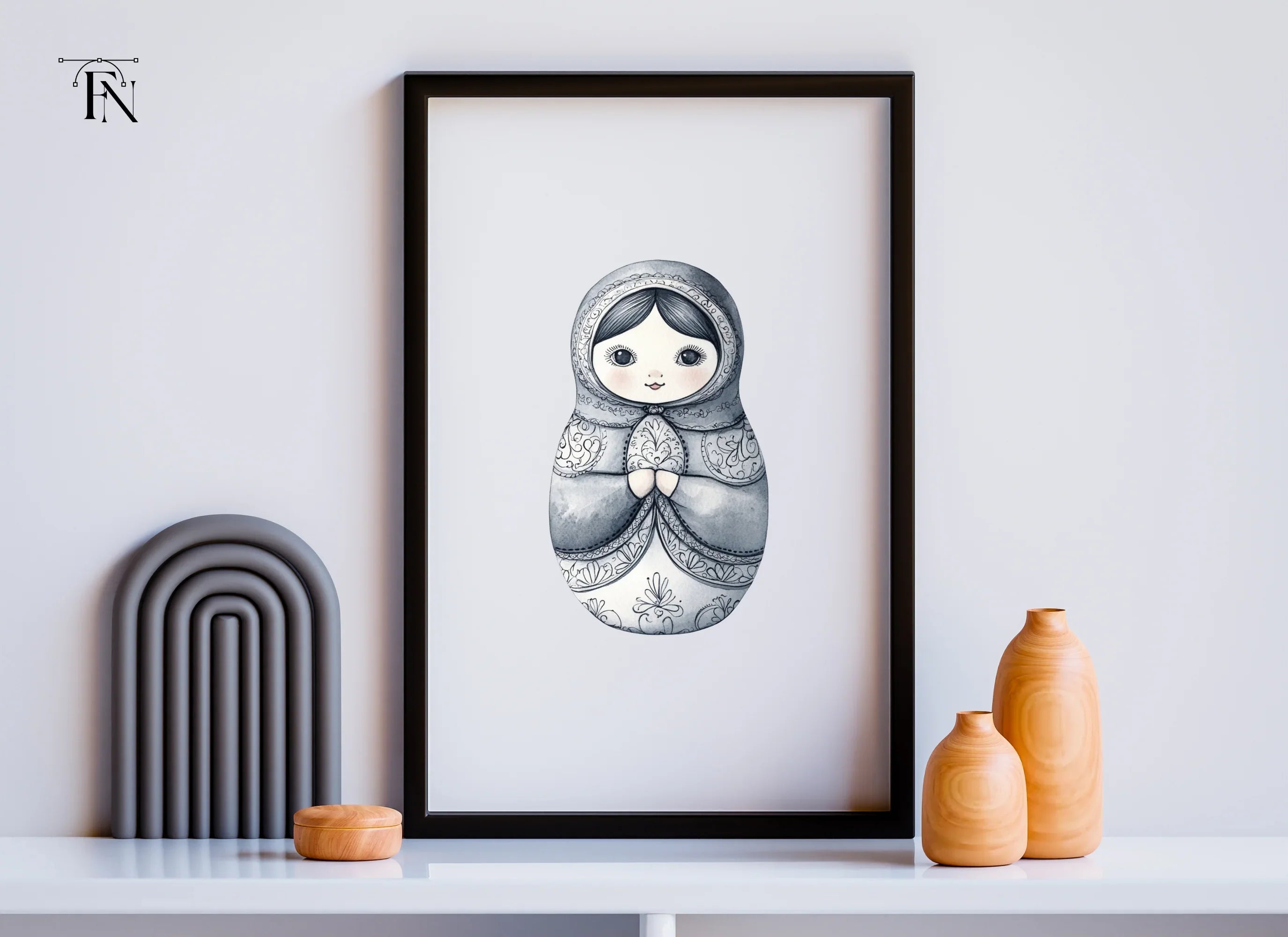 Matryoshka Dolls Clipart Bundle