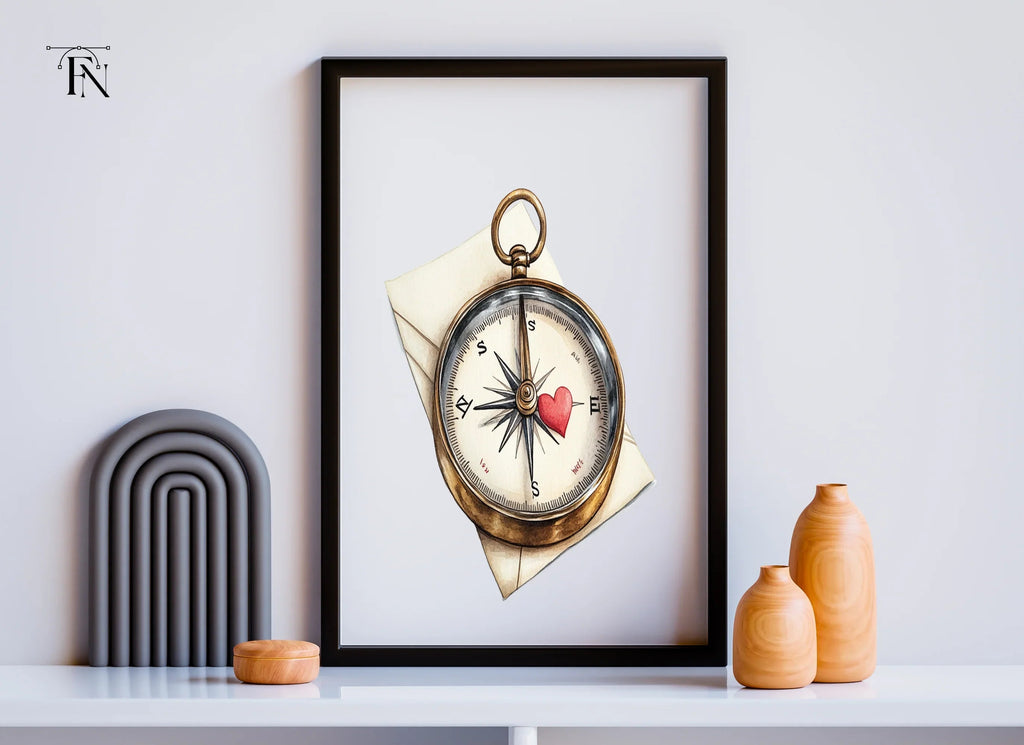 Love Compass Clipart Bundle