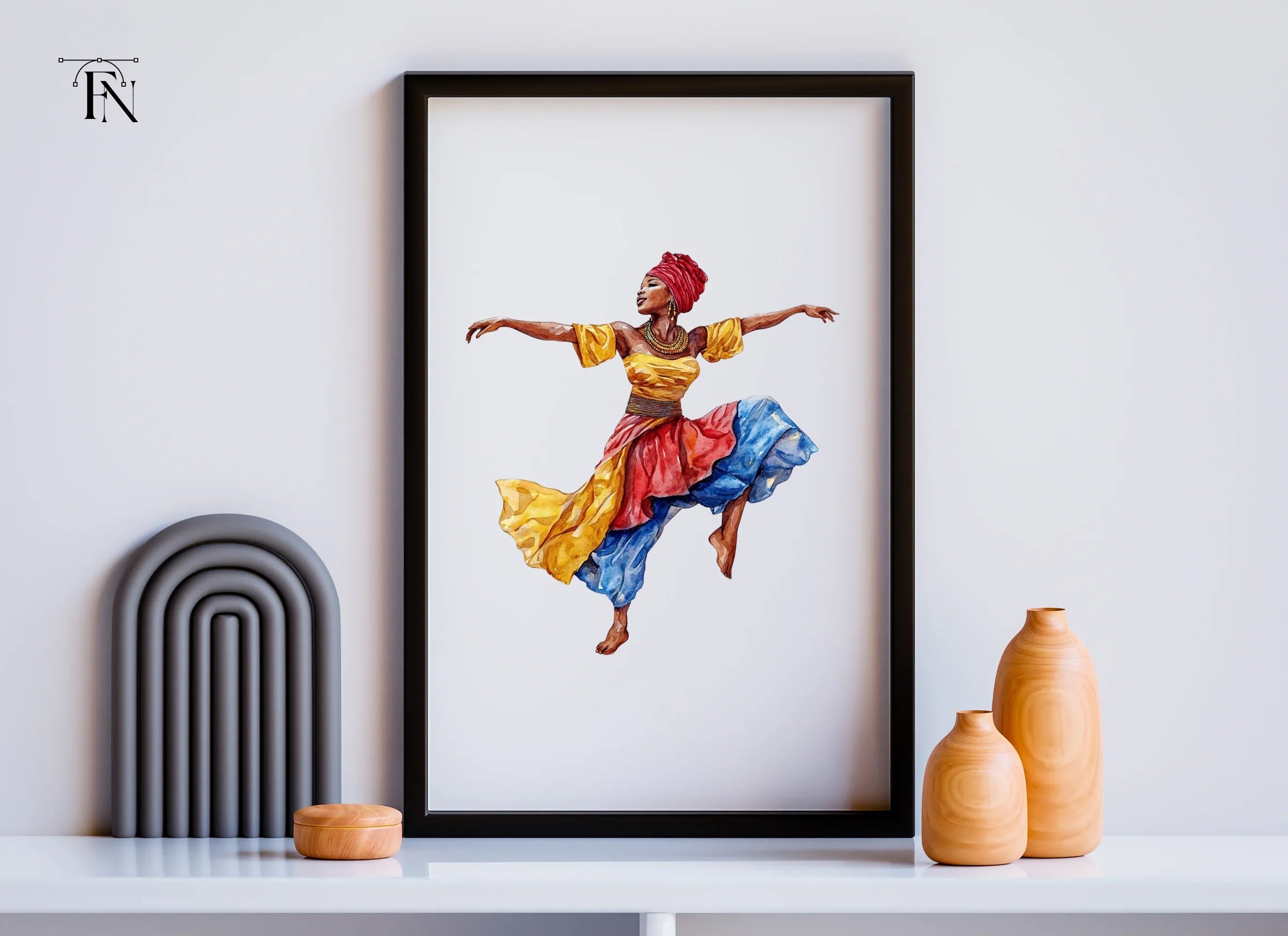 Dynamic African Dance Clipart Bundle