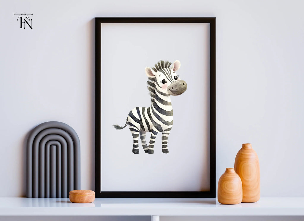 Playful Baby Zebra Clipart Bundle