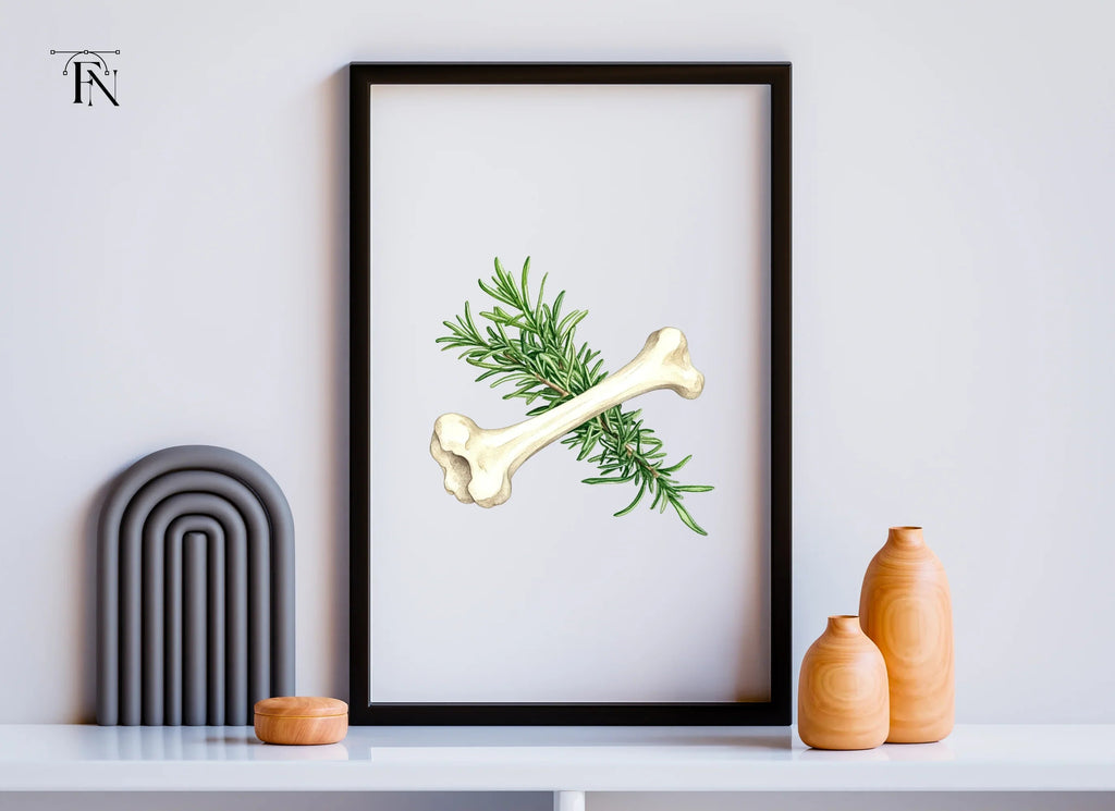 Rosemary and Bone Clipart Bundle