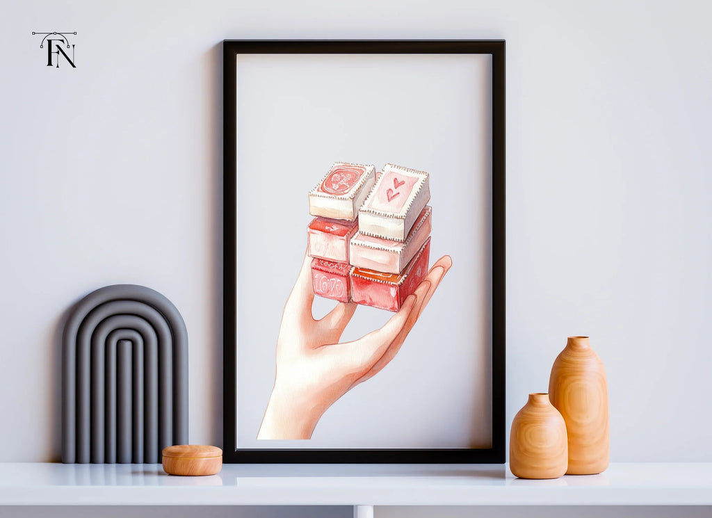 Hands Holding Love Cards Clipart Bundle