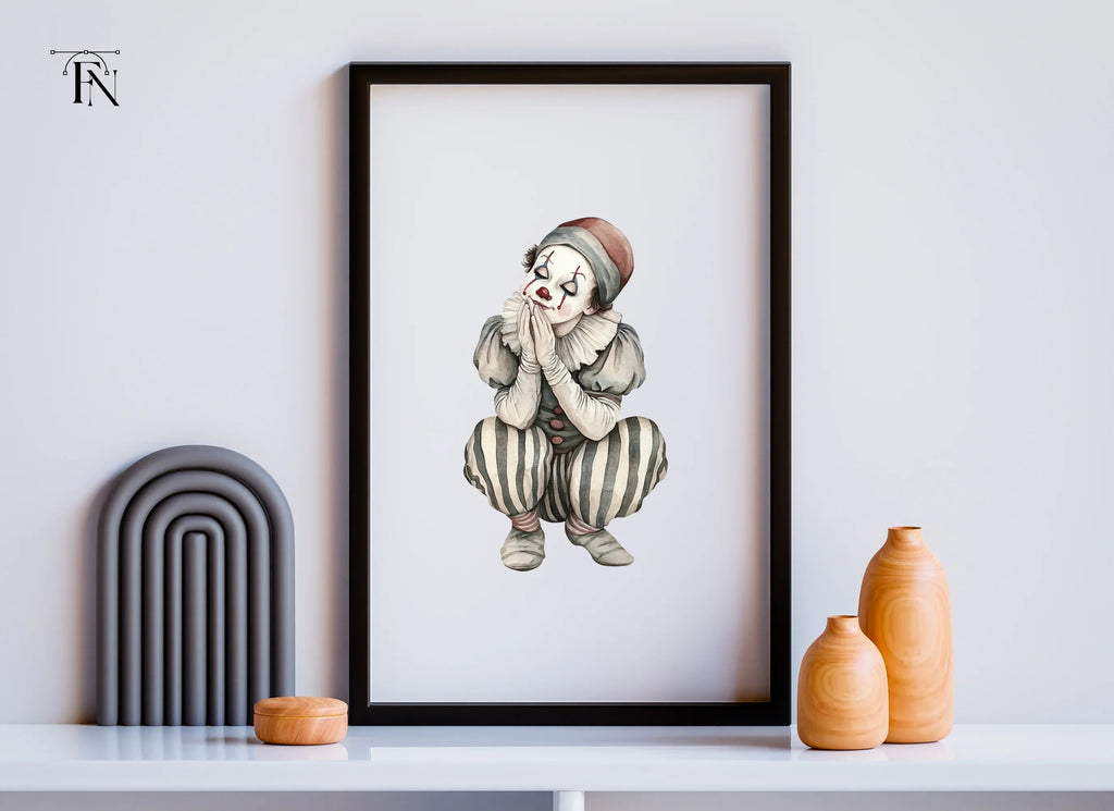 Clowns Praying Clipart Bundle
