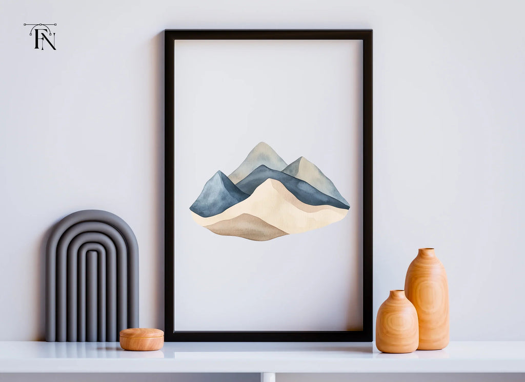 Abstract Mountain Clipart Bundle