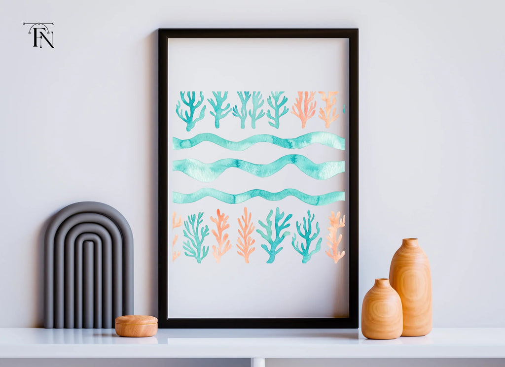 Coral Reef Pattern Clipart Bundle